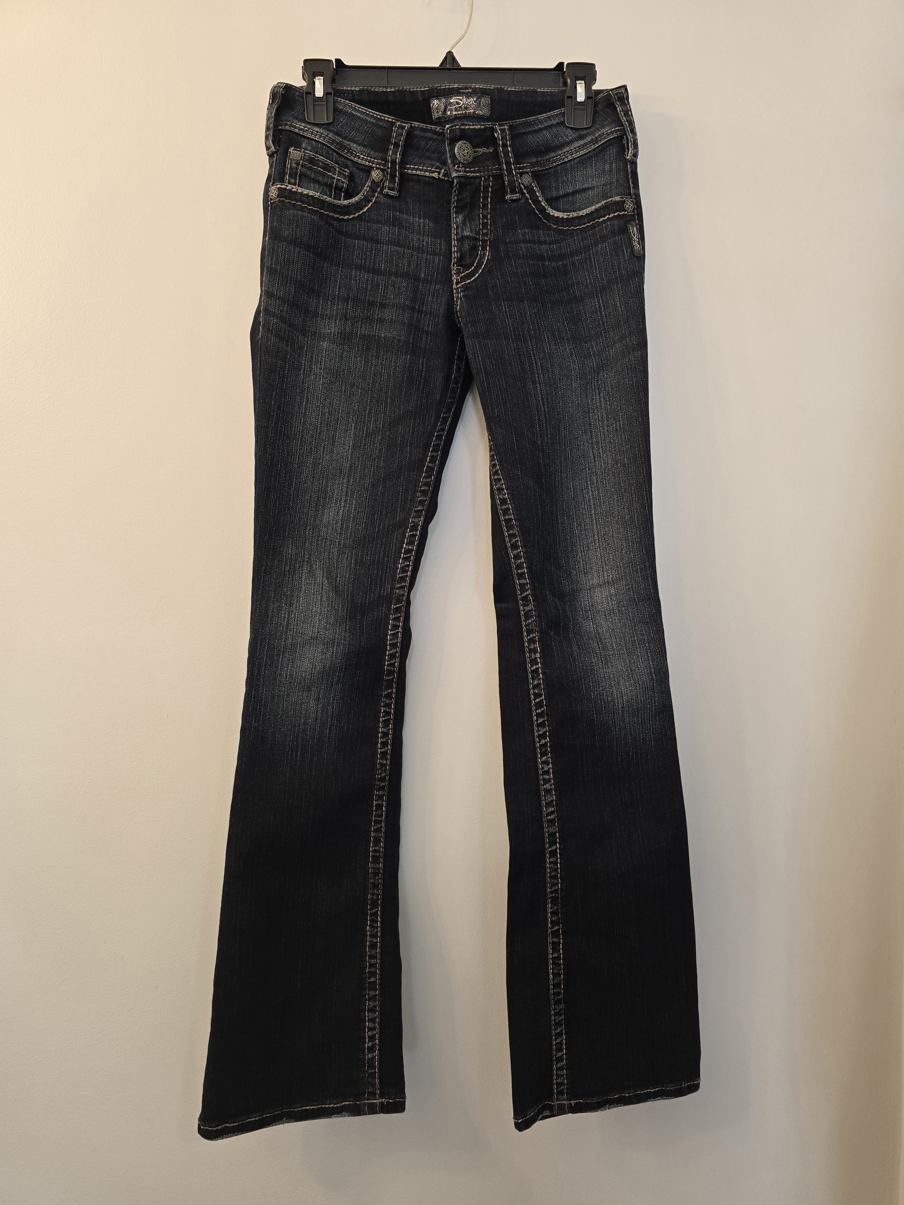 Silver Denim Co Suki Surplus Dark Wash Bootcut Jeans For Women In Size W27L34